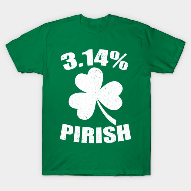 Pi Day St. Patrick's 3.14 Irish Funny Pirish Math Teacher T-Shirt by LEGO